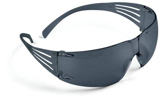 3M SecureFit Safety Glasses SF202AF, Gray Lens