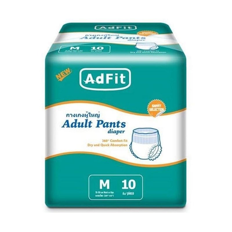 AdFit Adult Diaper Pants M 10Pcs