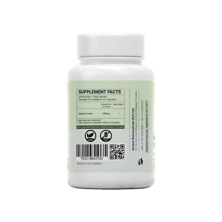 Ancient Nutra Chlorella - 60 capsules