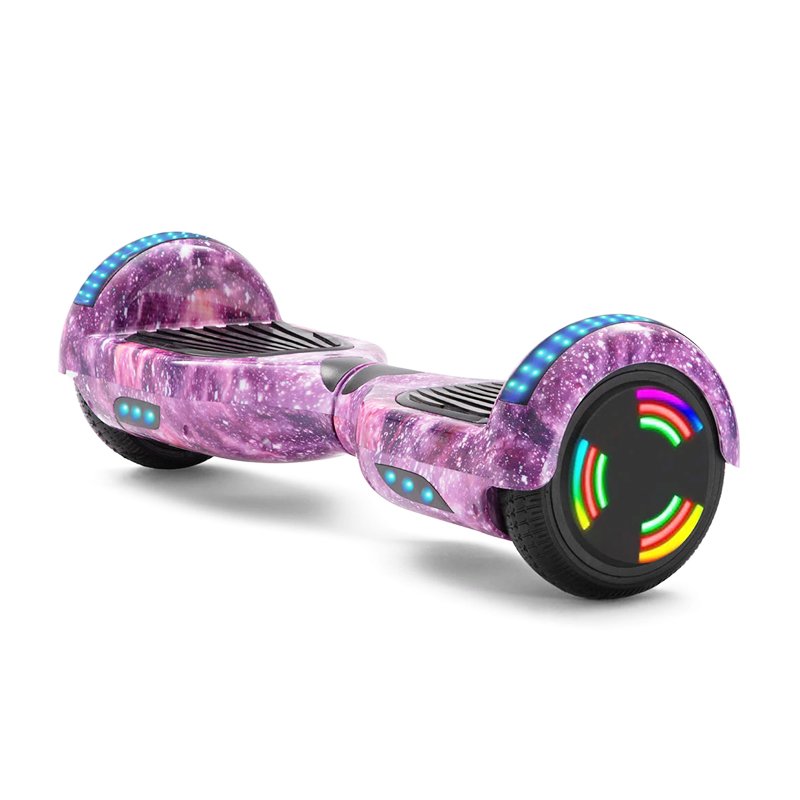 Self-Balancing Hoverboard With Bluetooth Speaker & LED Lights