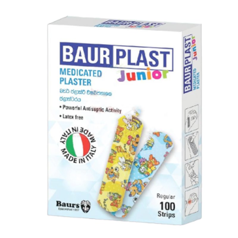 Baur Plast Junior Medcated Plaster (100 Pc)