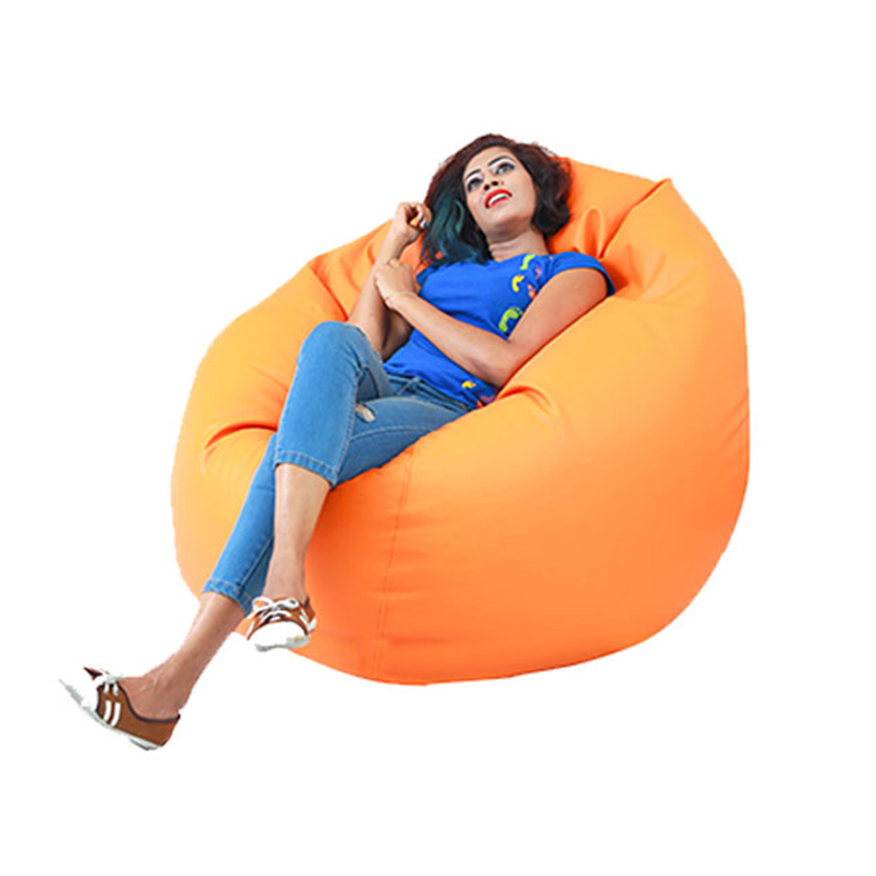 Classic Large Leather Bean Bag