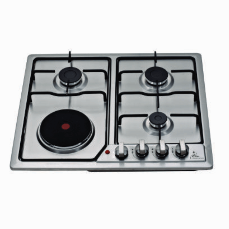 Clear Stainless Steel Cooker Hob With 1 Electric Hot Plate F4-SP603