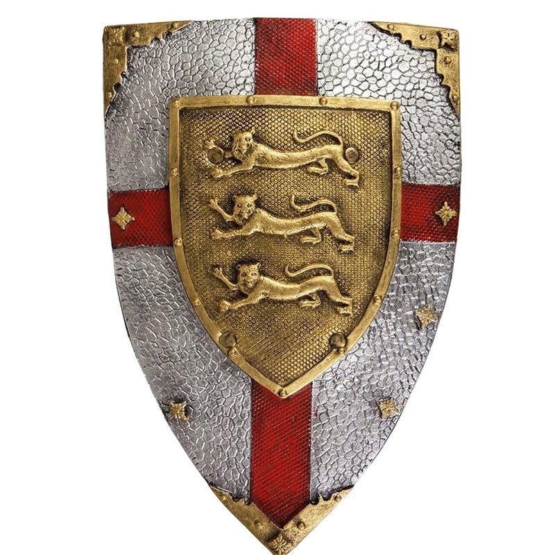 Crusader Medieval Knight Lion Heart Shield SY054