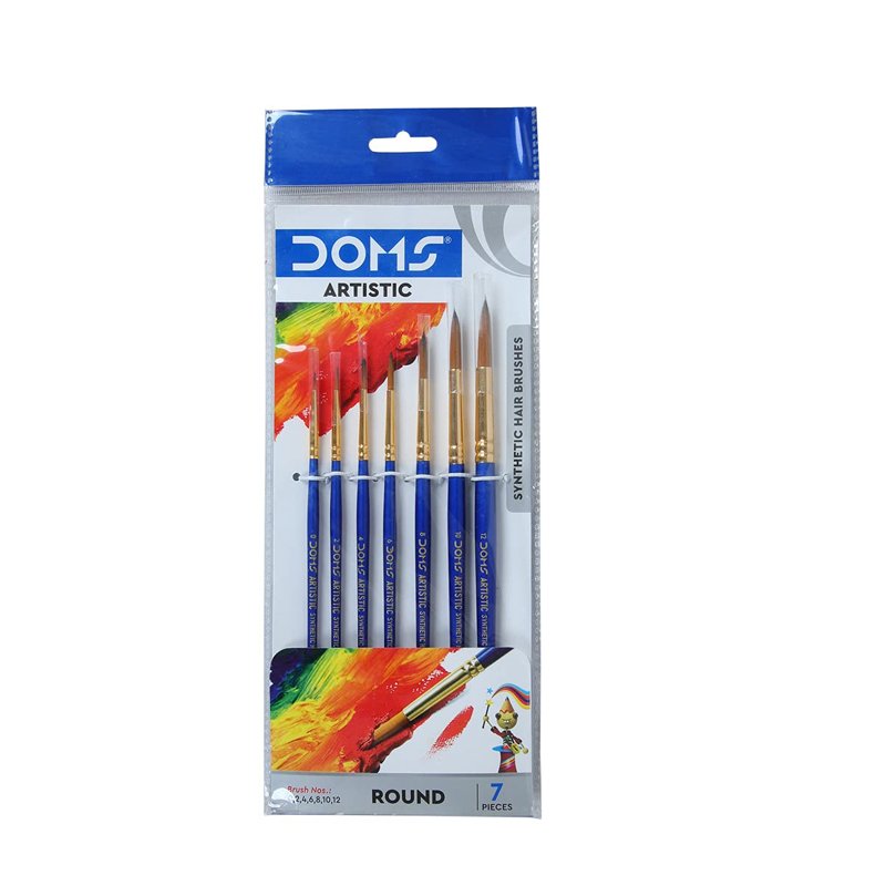 Doms Paint Brush Synthetic Round No.7