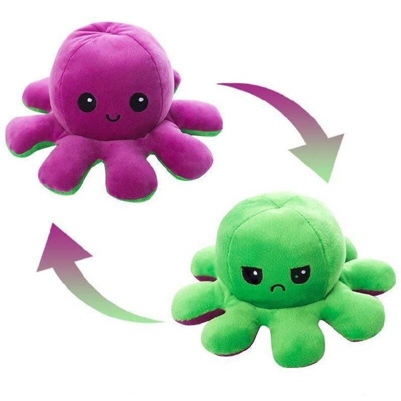 Double-sided Reversible Octopus Plush Toy