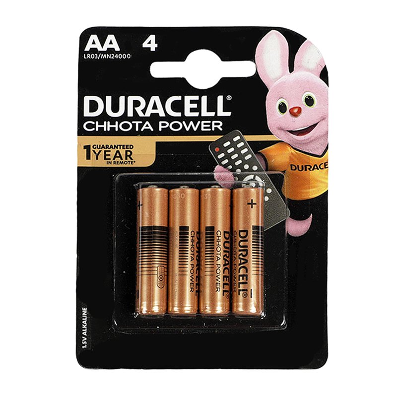 Duracell Chhota Power AAx4 Batteries