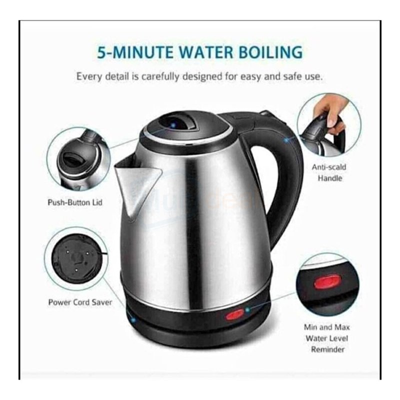 Earth Star Electric Kettle 1.8 Litre ES-171