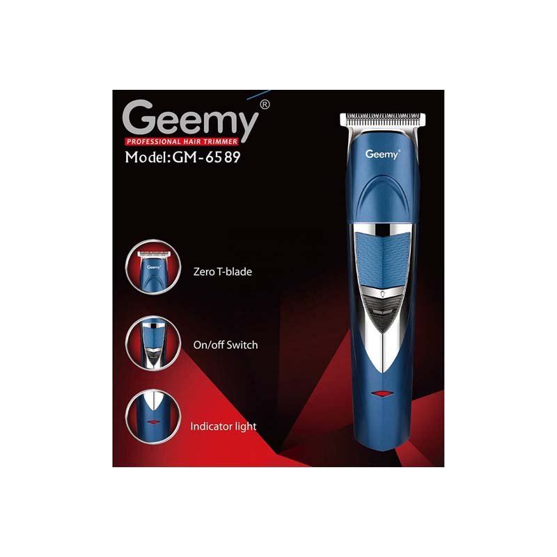 Geemy Professional Rechargable Hair Trimmer / Clipper GM-6589