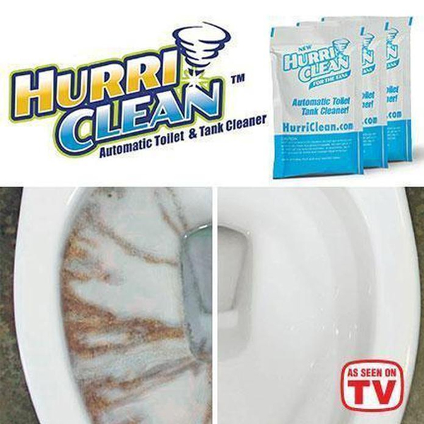 Hurri Clean Automatic Toilet , Tank Cleaner