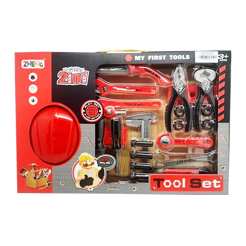 Kids Play Tool Set Red ZY303780