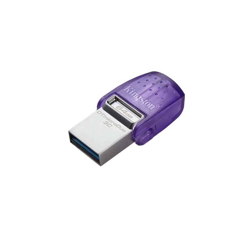 Kingston 128GB DataTraveler MicroDuo 3C USB Flash Drive (USB Type-C and USB Type-A Flash Drive)