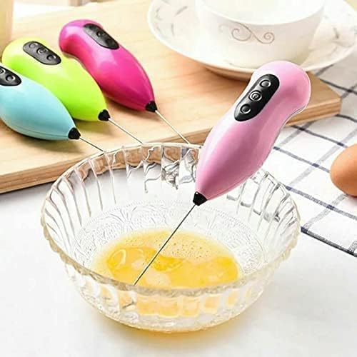 Mini Electric Egg Beater Battery Operated Espresso Cappuccino Coffee Maker Hand Mixer Milk Frother