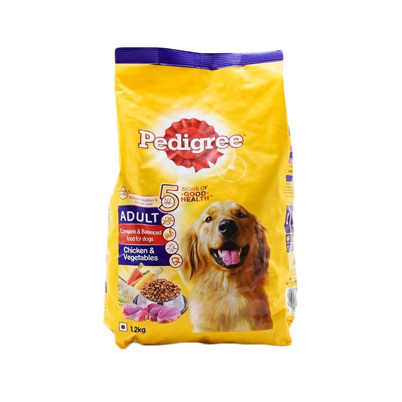 Pedigree Adult Chicken and Vegetable Pouch 1.2KG
