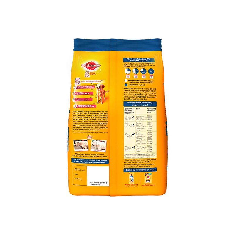 Pedigree Adult Chicken and Vegetable Pouch 400g
