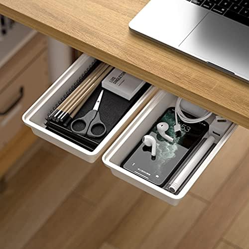 Self-Adhesive Under-Desk Drawers