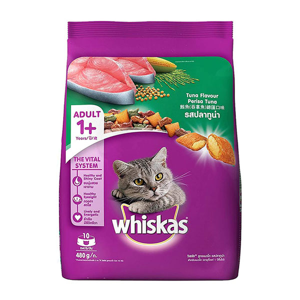 Whiskas Adult (+1 year) Tuna Flavour 480g