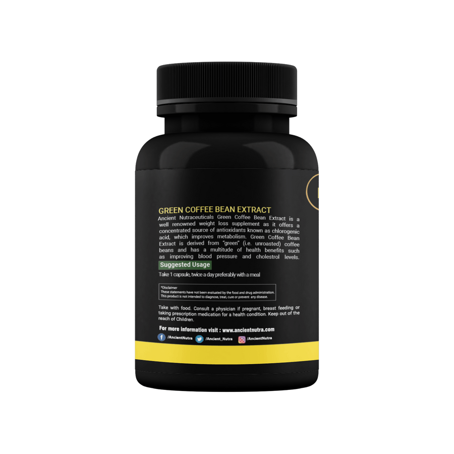 Ancient Nutra Green Coffee Bean Extract 60 Capsules