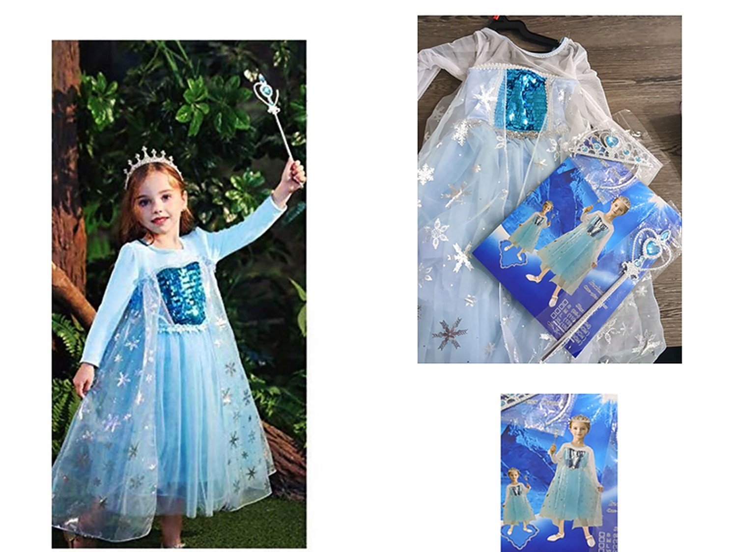 Elsa Deluxe Frozen Costume-K-241