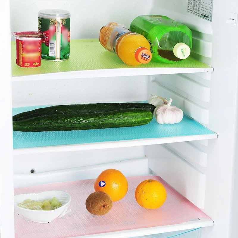 4pcs set Refrigerator Pad Antifouling Mildew Refrigerator Mats