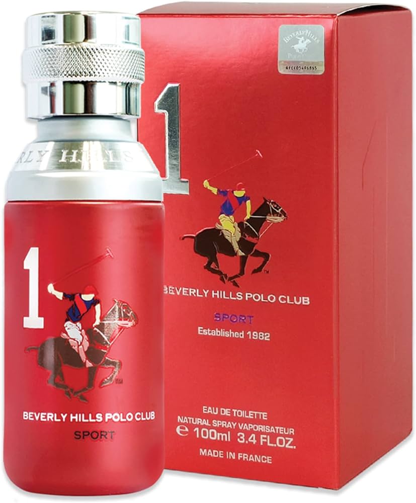 Beverly Hills Polo Club Sport Eau de toilette for Men 100ml (Red)