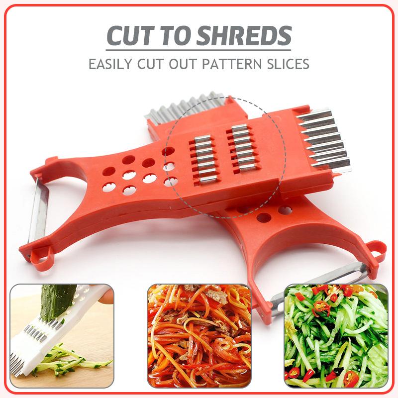 5 in 1 handheld Plastic Multifunction Kitchen Peeler Grater Slicer