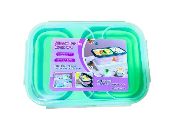 Silicone folding lunch box  E402