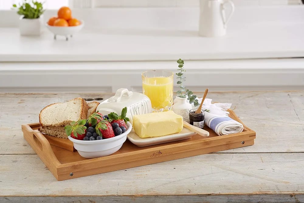 Bamboo Tea Tray Table